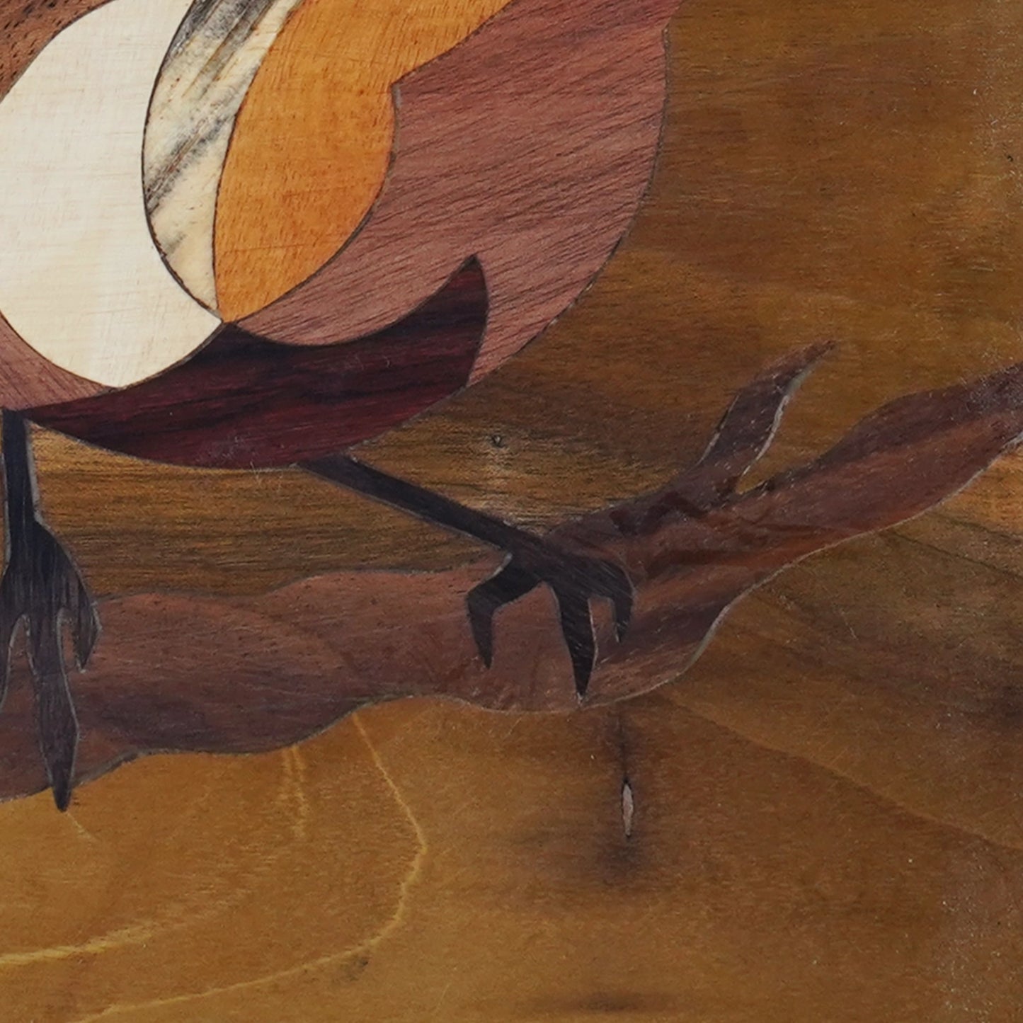 Mysore Wooden Inlay Artwork : Sparrow on Branch