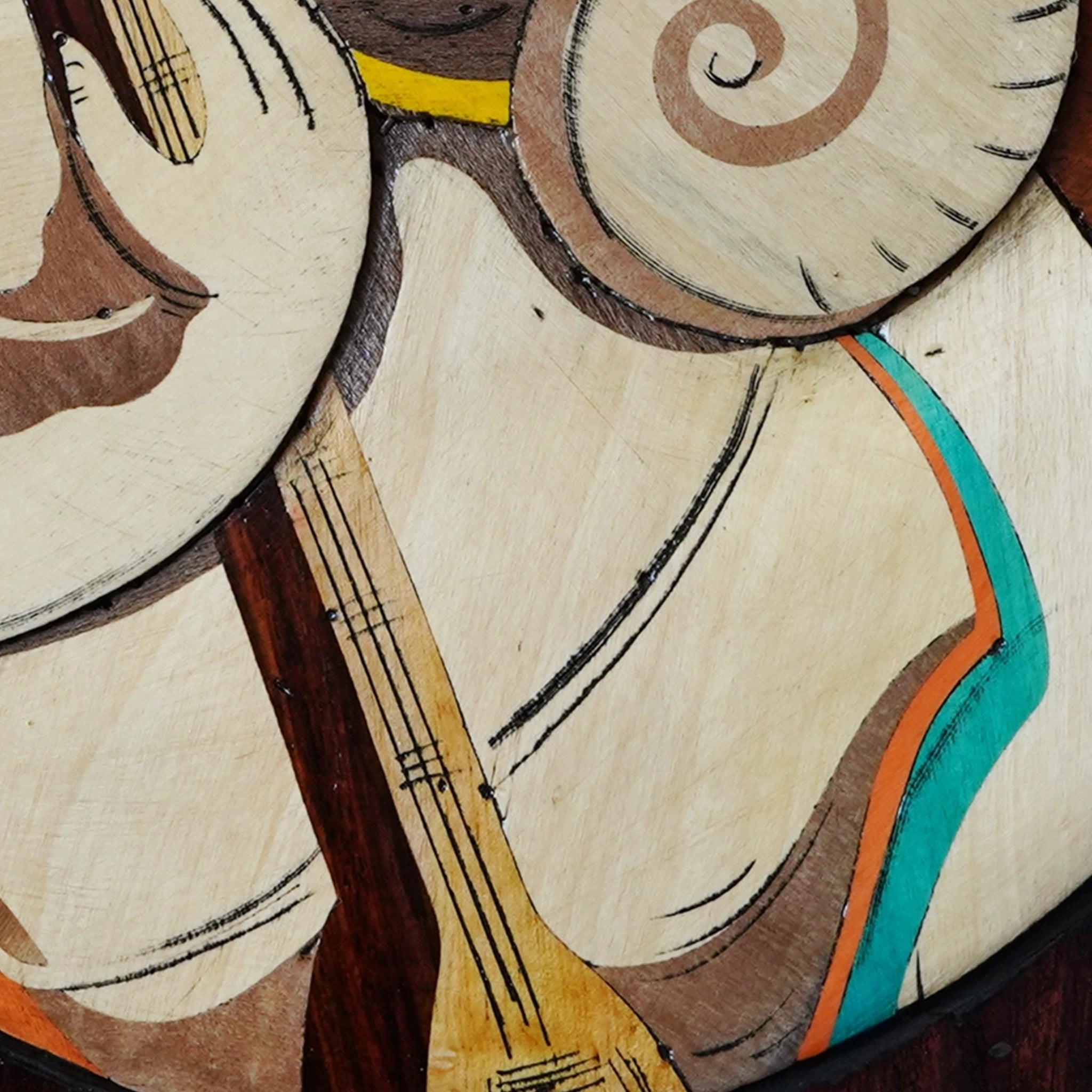 Mysore Wooden Inlay Artwork Musical -Made to Order