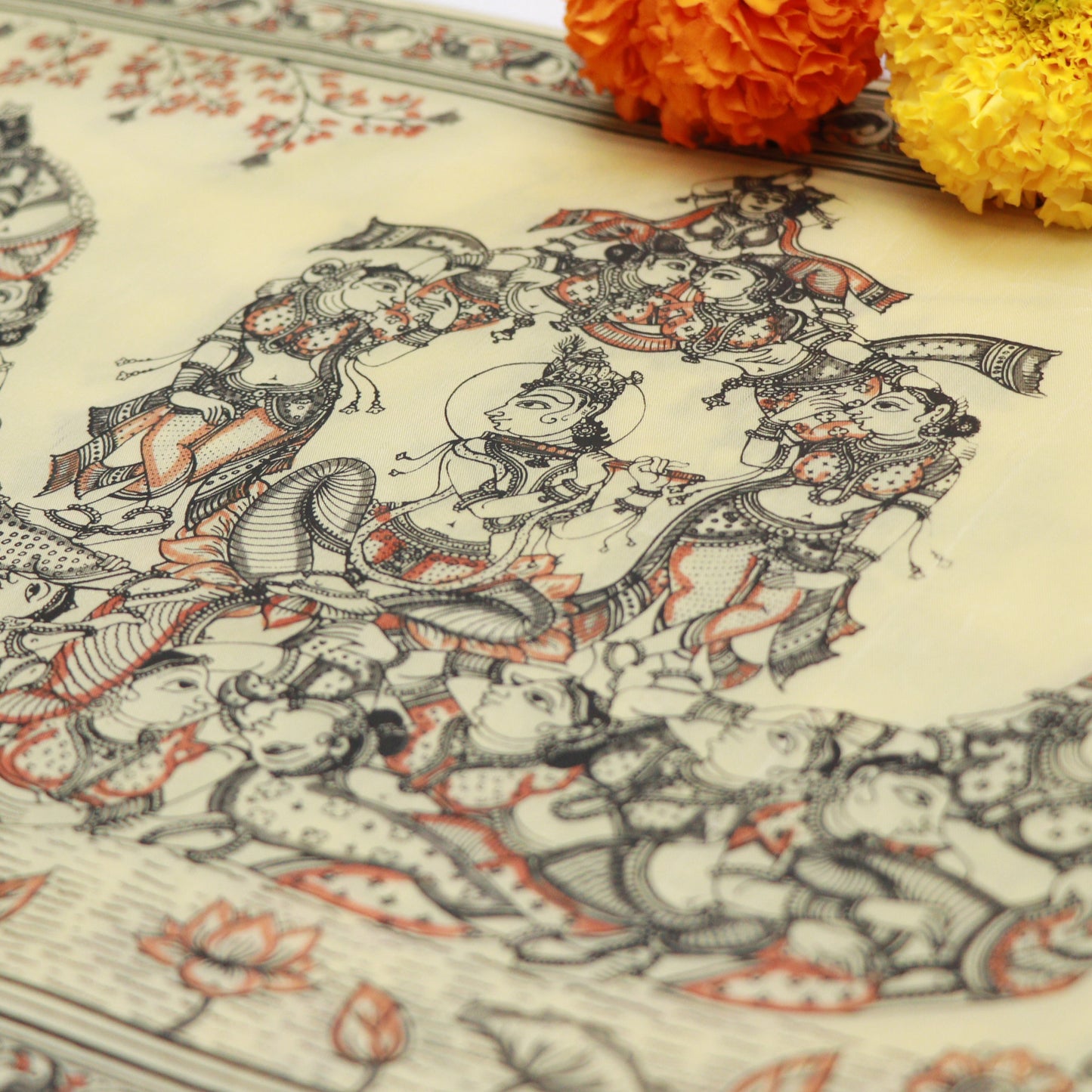 Shop Traditional Handpainted Pattachitra: Krishna Kala