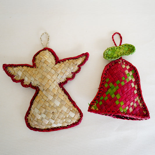 Eco-Friendly Christmas Tree Decoration Combo(Pack of 2) |Handmade Screw Pine