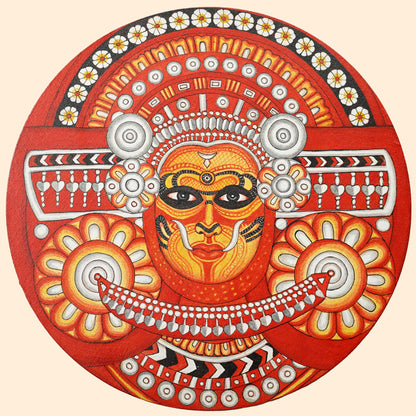 Kerala Mural Painting: Puliyur Kali Theyyam