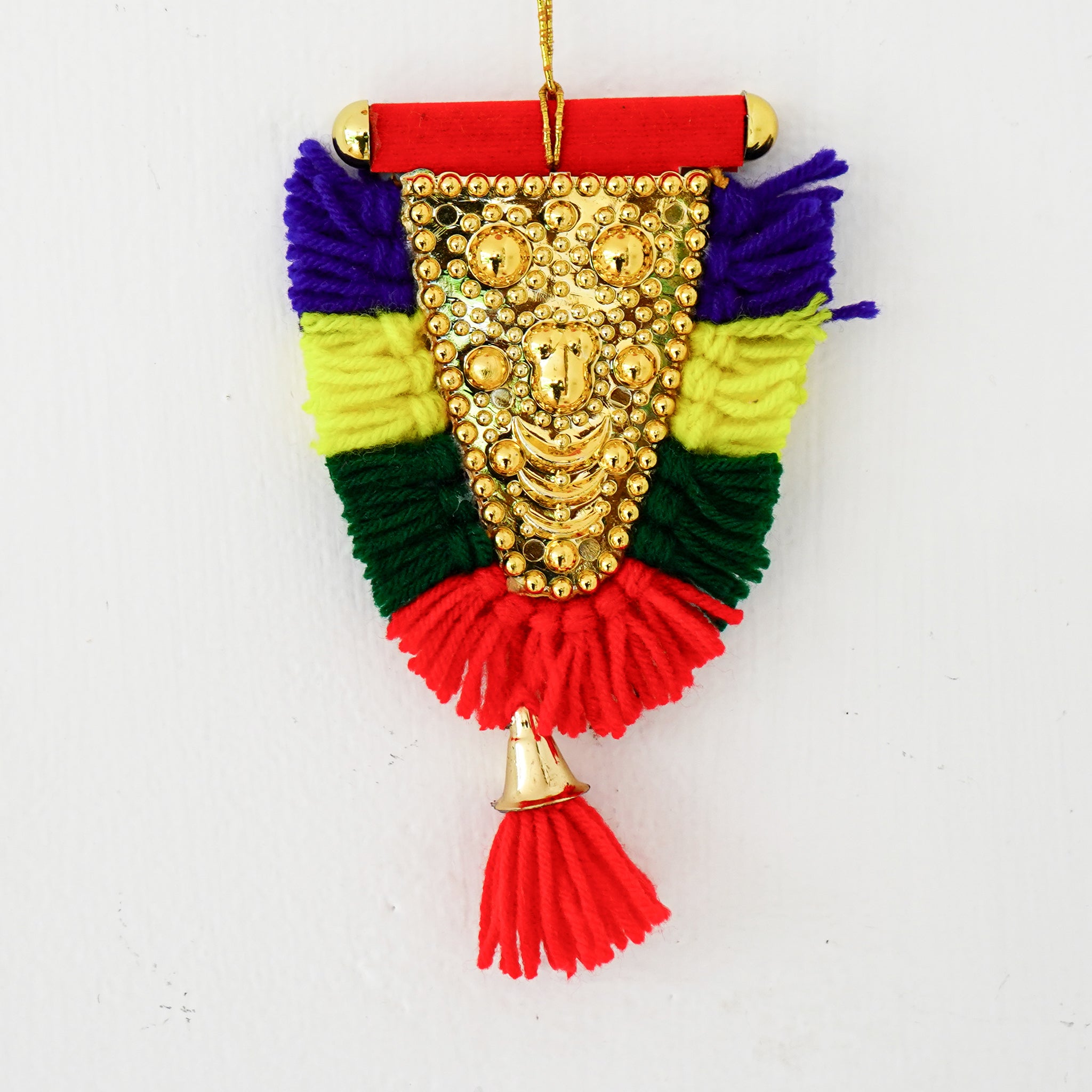 Handcrafted Mini Nettipattam Wall and Car Hanging( Pack of 3)