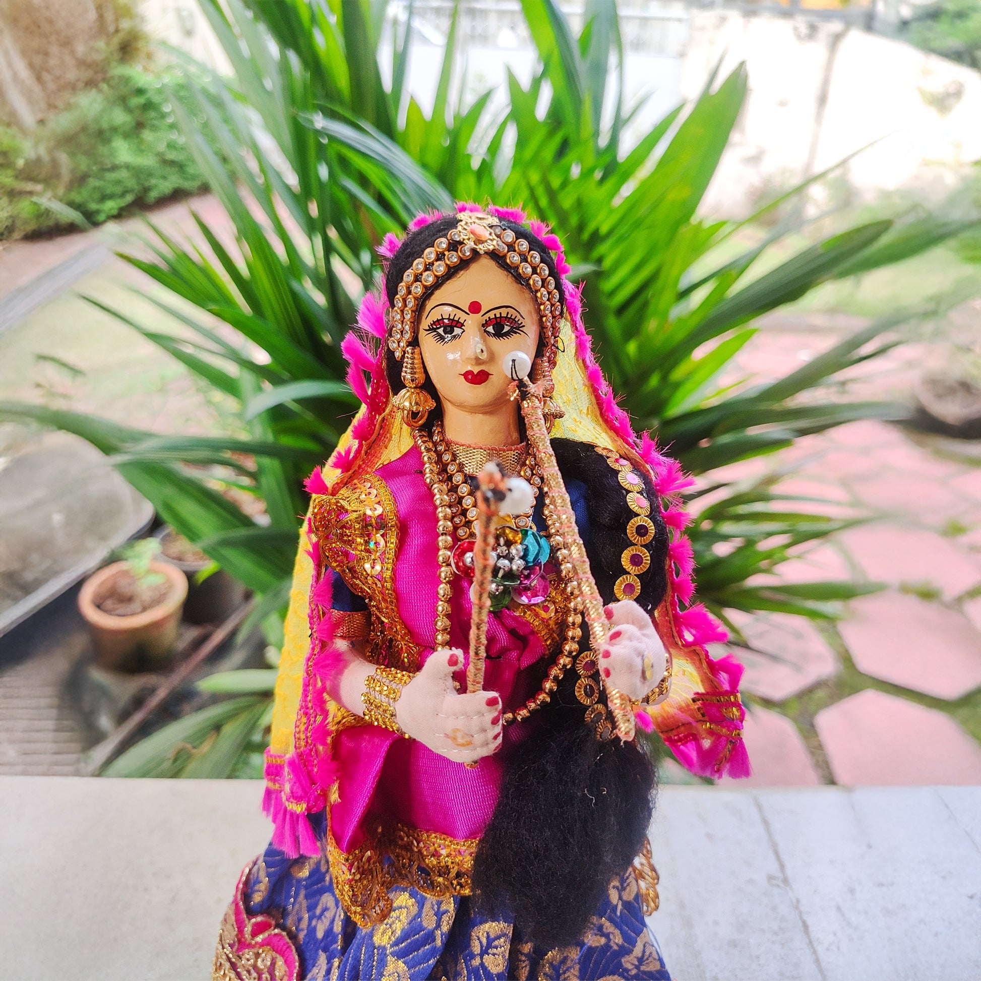 Handmade Fabric Doll Dandiya Diva