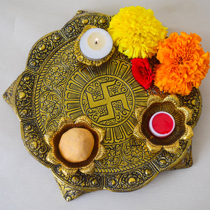 Swasthik Thriveni Pooja Thaali