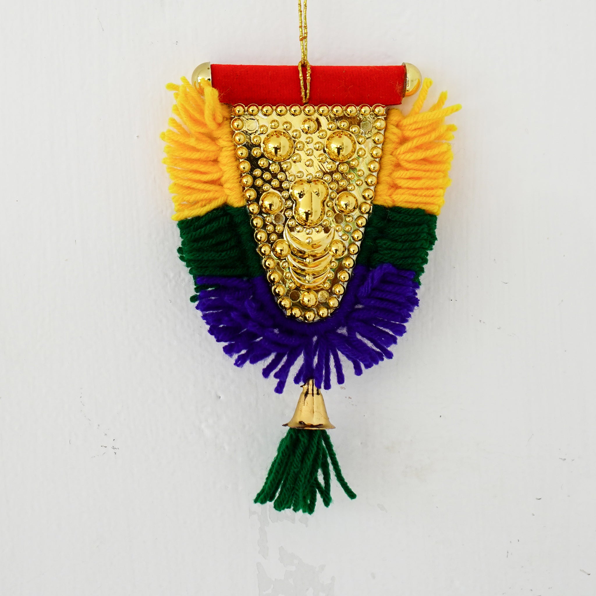 Handcrafted Mini Nettipattam Wall and Car Hanging( Pack of 3)