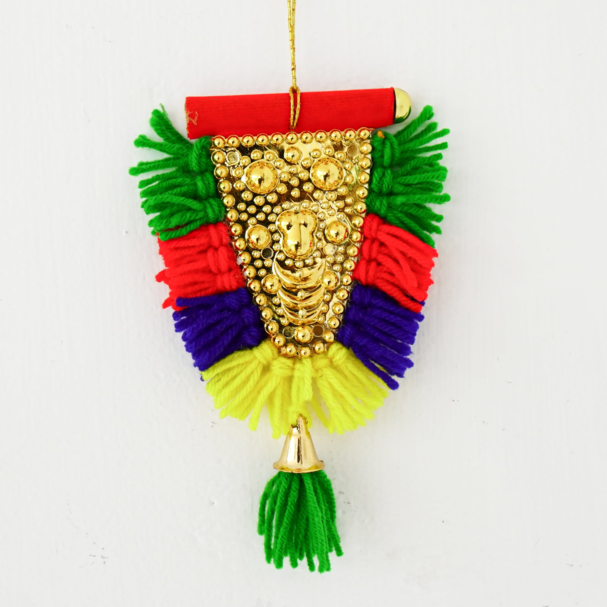 Handcrafted Mini Nettipattam Wall and Car Hanging( Pack of 3)