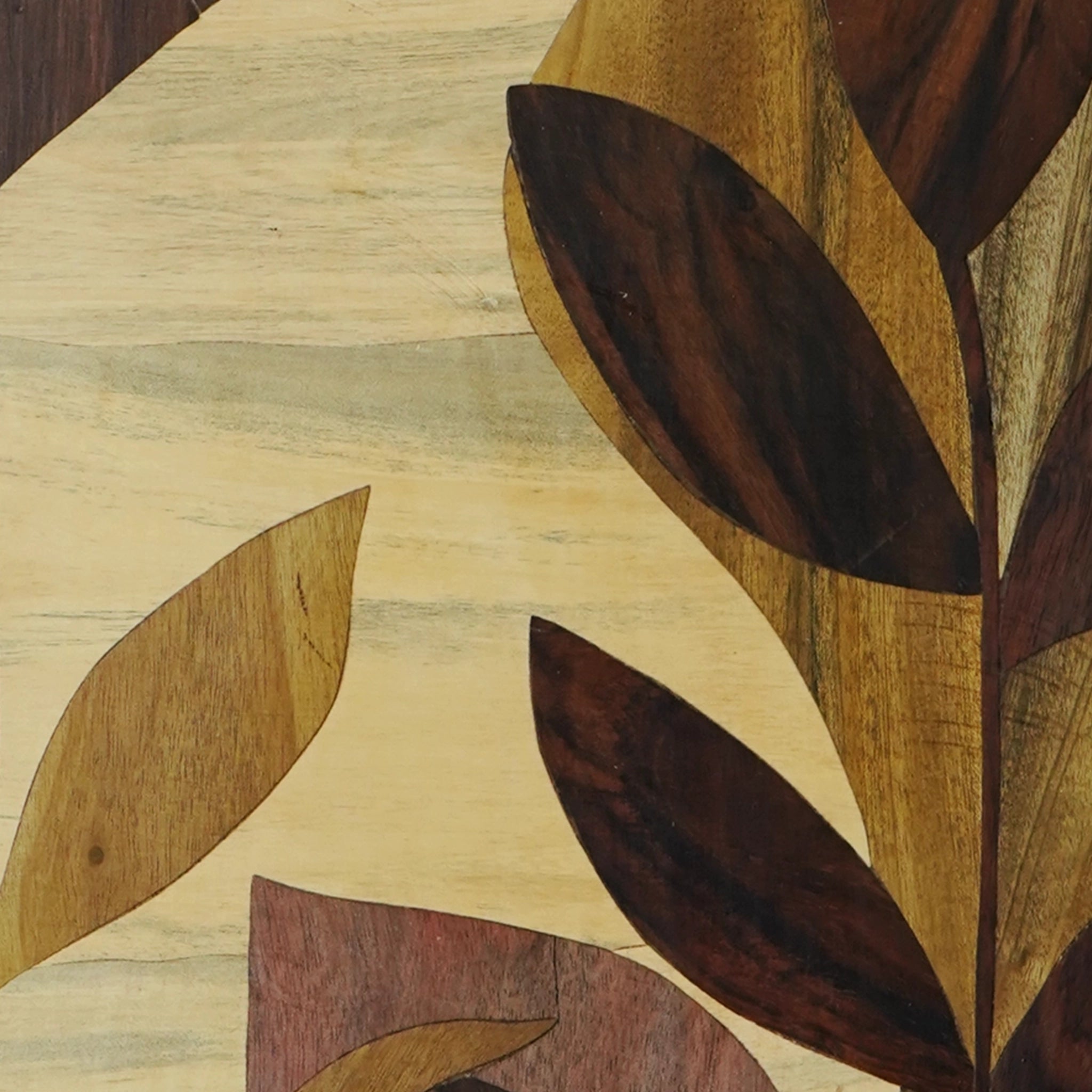 Wood Inlay Patterns Leaf 2 Leaves Router Template (Clear Acrylic)