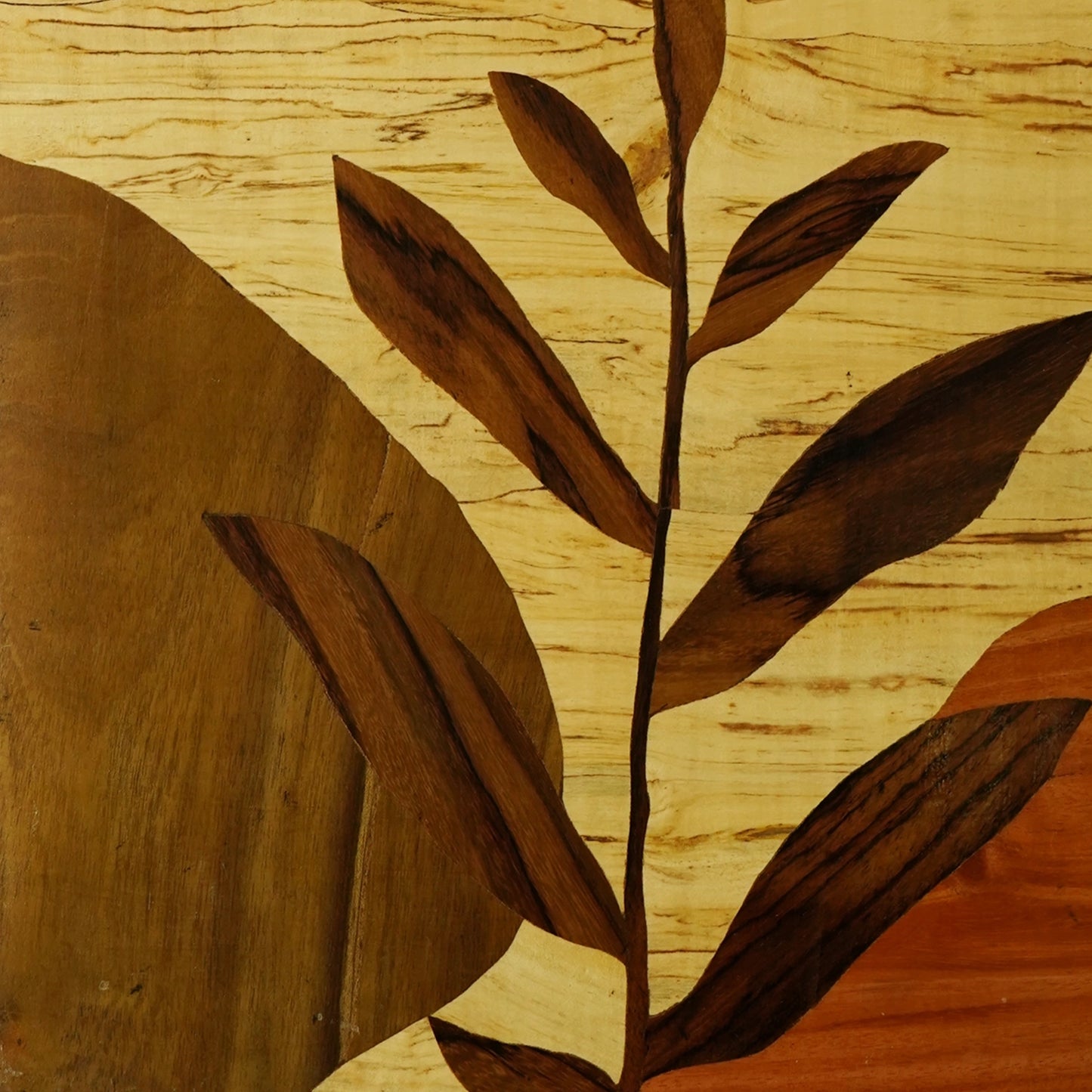 Mysore Wooden Inlay Artwork Boho leaf-Made to Order