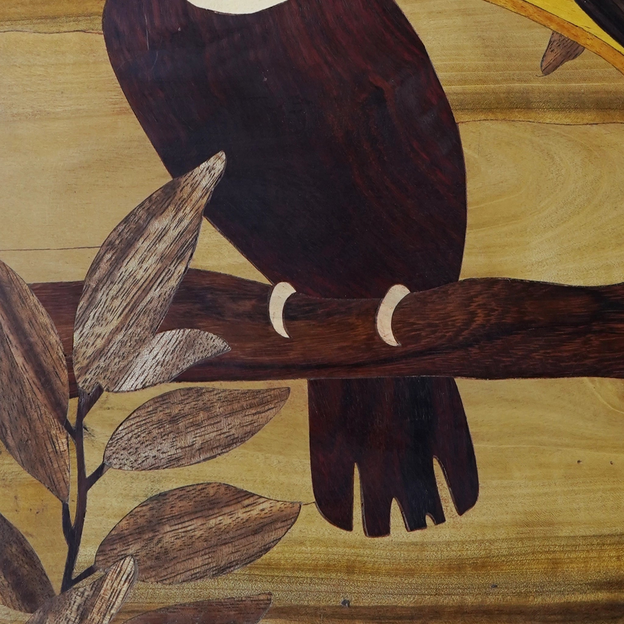 Mysore Wooden Inlay Artwork Toucan-Made to Order