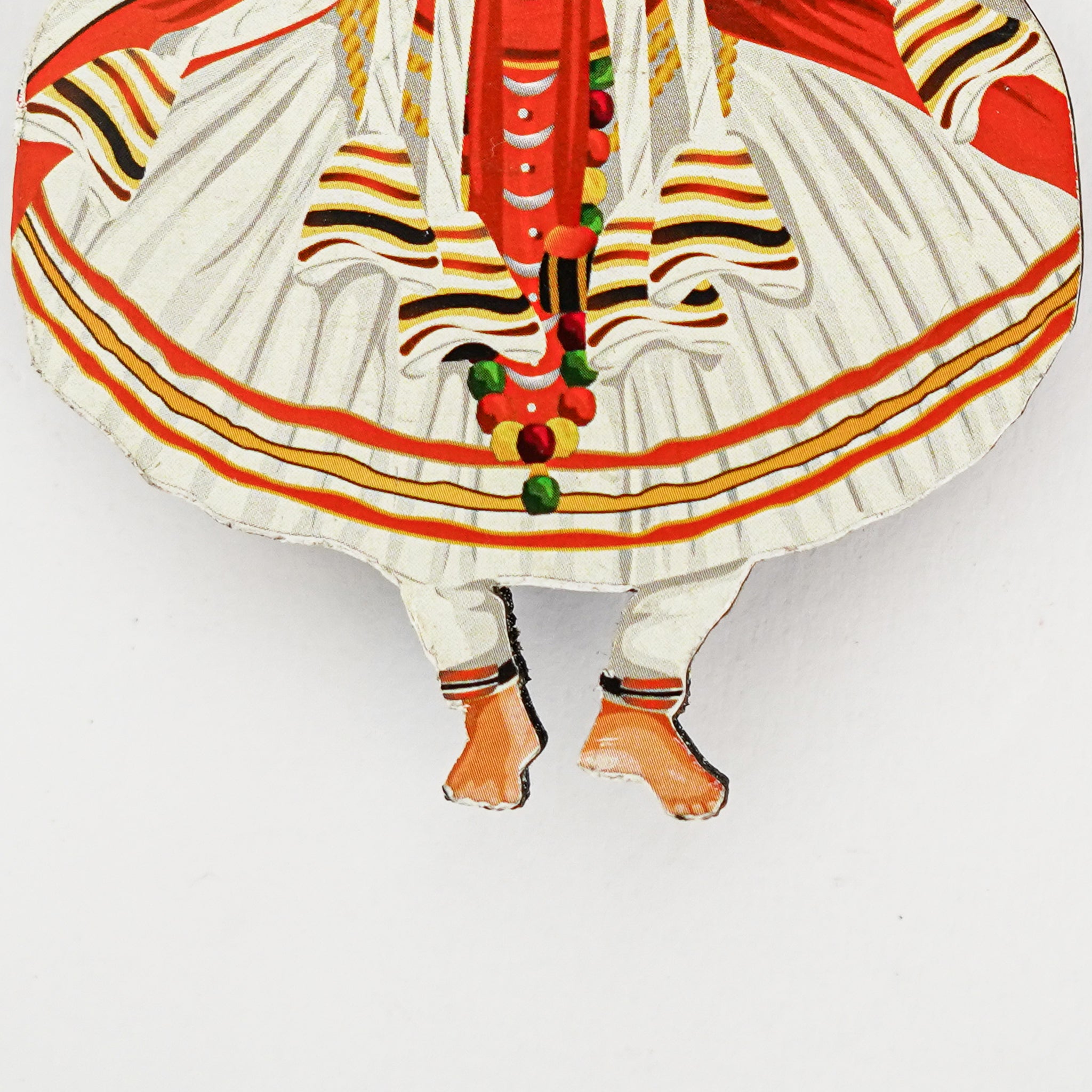 Kathakali Full Posture Heritage Fridge Magnet – A Slice of Kerala’s Cultural Splendor