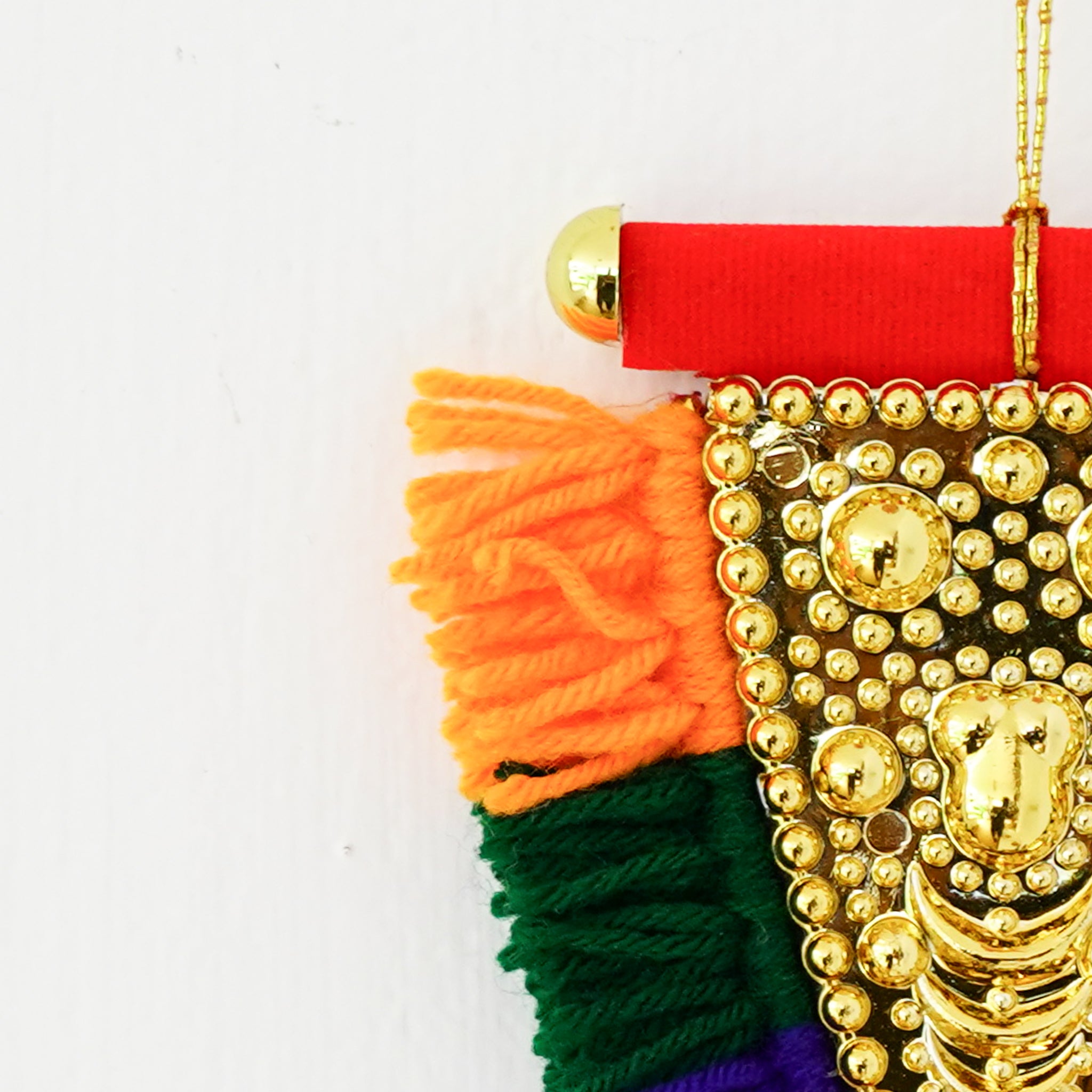 Handcrafted Mini Nettipattam Wall and Car Hanging( Pack of 3)