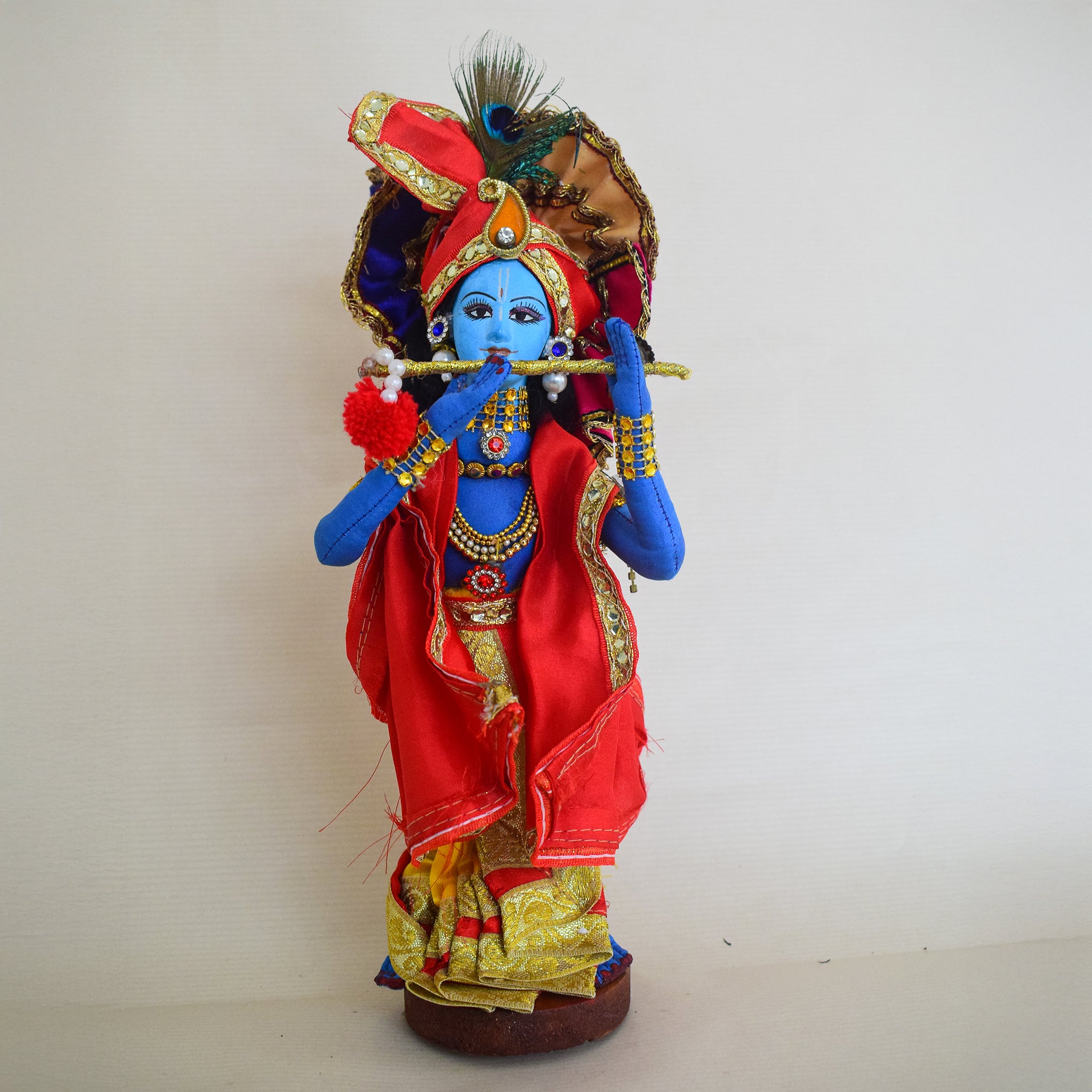 Handmade Fabric Doll Krishna