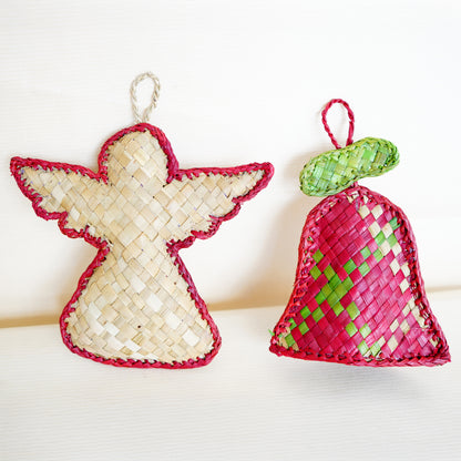 Eco-Friendly Christmas Tree Decoration Combo(Pack of 2) |Handmade Screw Pine