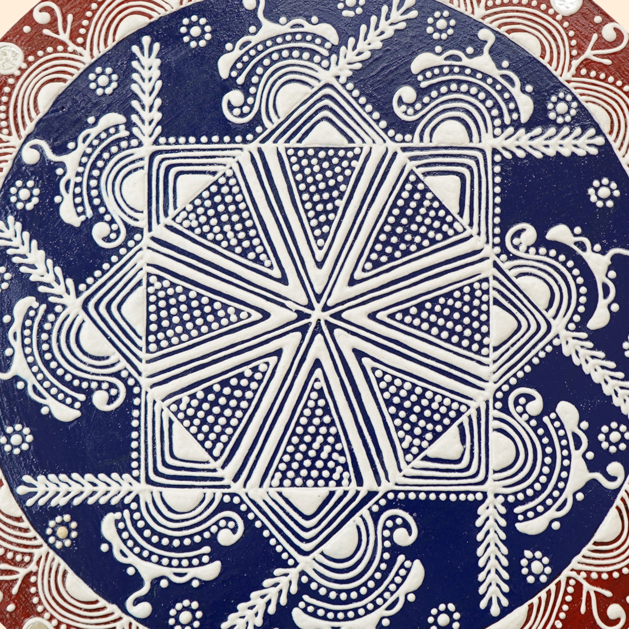 Mandana Wall Art: Circular Artwork priced at Rs. 1,950.00