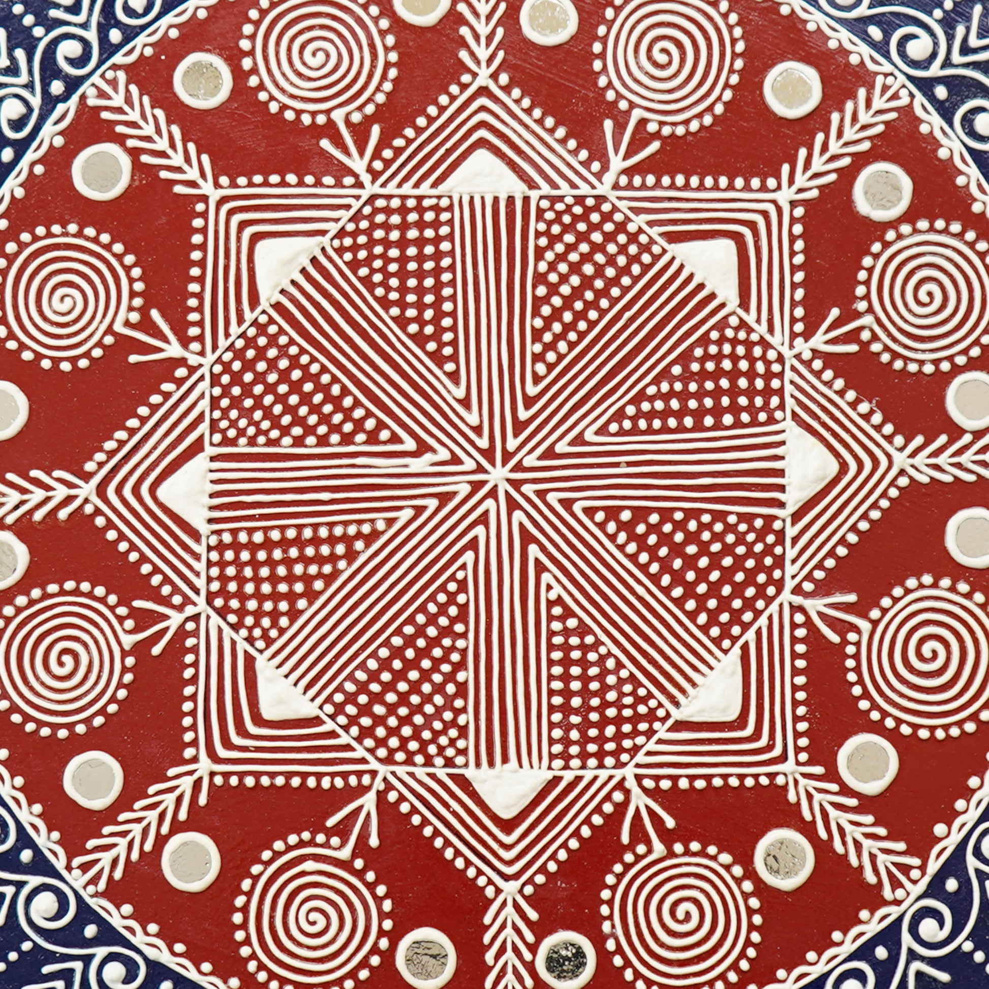 Mandana Wall Art: Geometric Pattern priced at Rs. 1,950.00