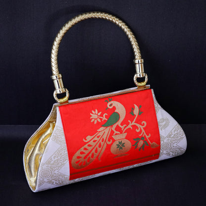 Paithani Regal Peacock Clutch