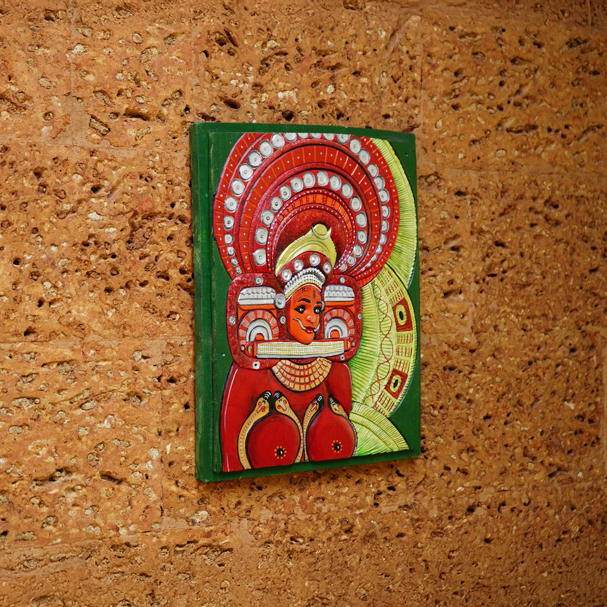 Handcrafted Putiya Bhagavathi Theyyam - Made to Order