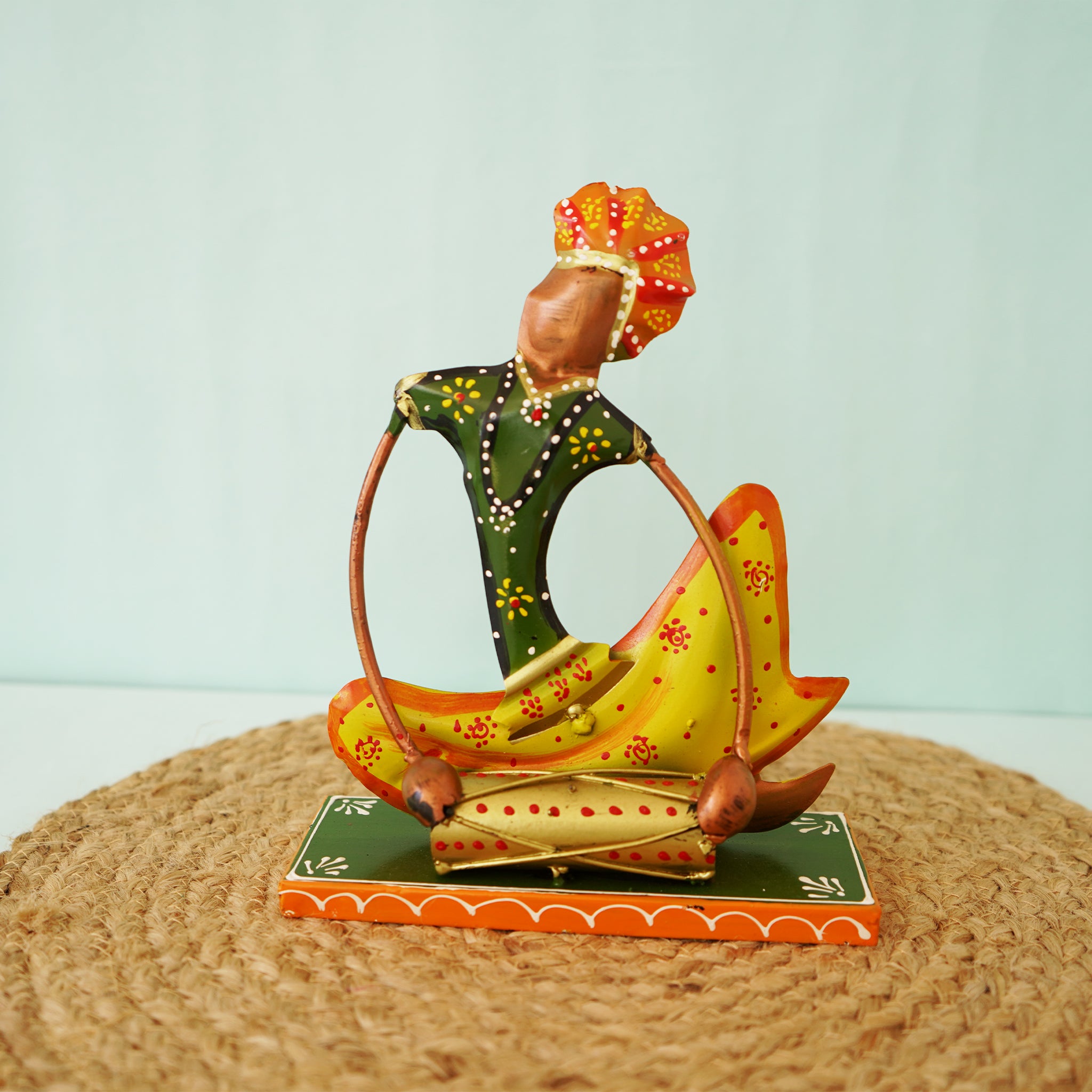 Handcrafted Babla Musician Set | Rajasthani Folk Art Home Decor - Culturati
