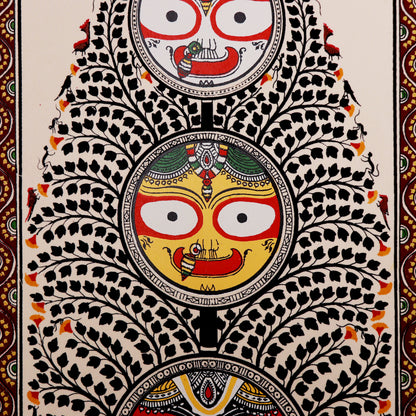 Handpainted Pattachitra - Tree of Life: Eternal Essence 