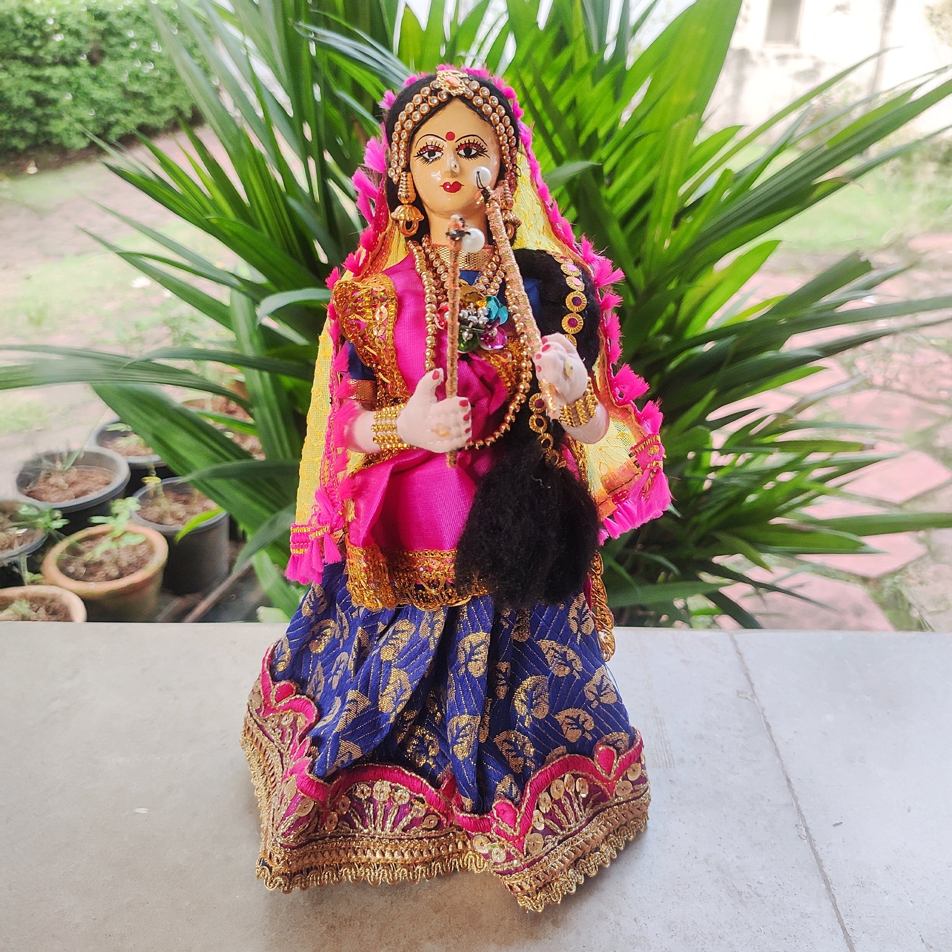 Handmade Fabric Doll Dandiya Diva