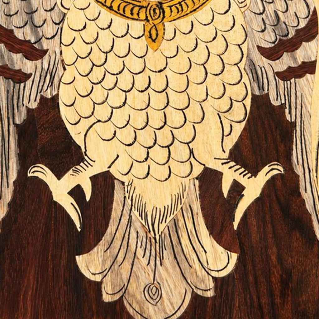 Gandabherunda Double Headed Bird Mysore Inlay Wall Art