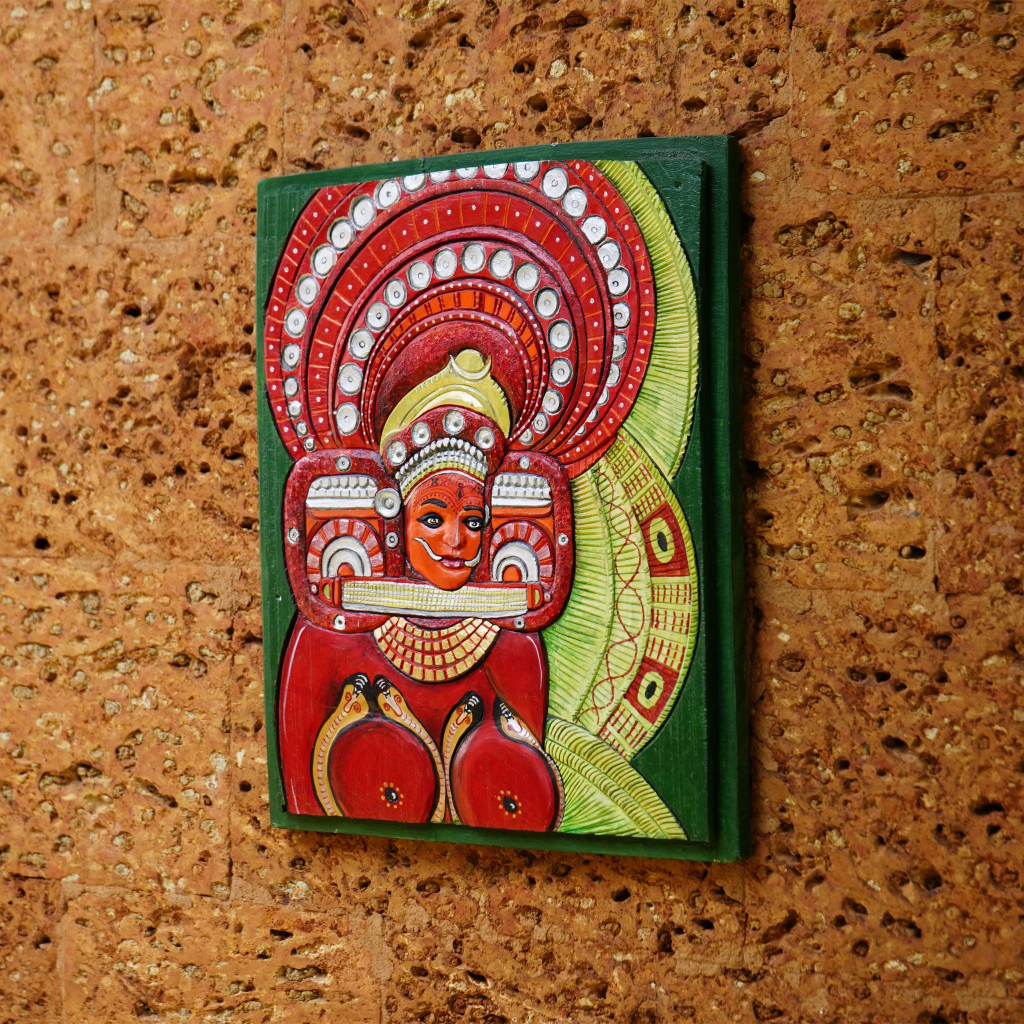 Handcrafted Putiya Bhagavathi Theyyam - Made to Order