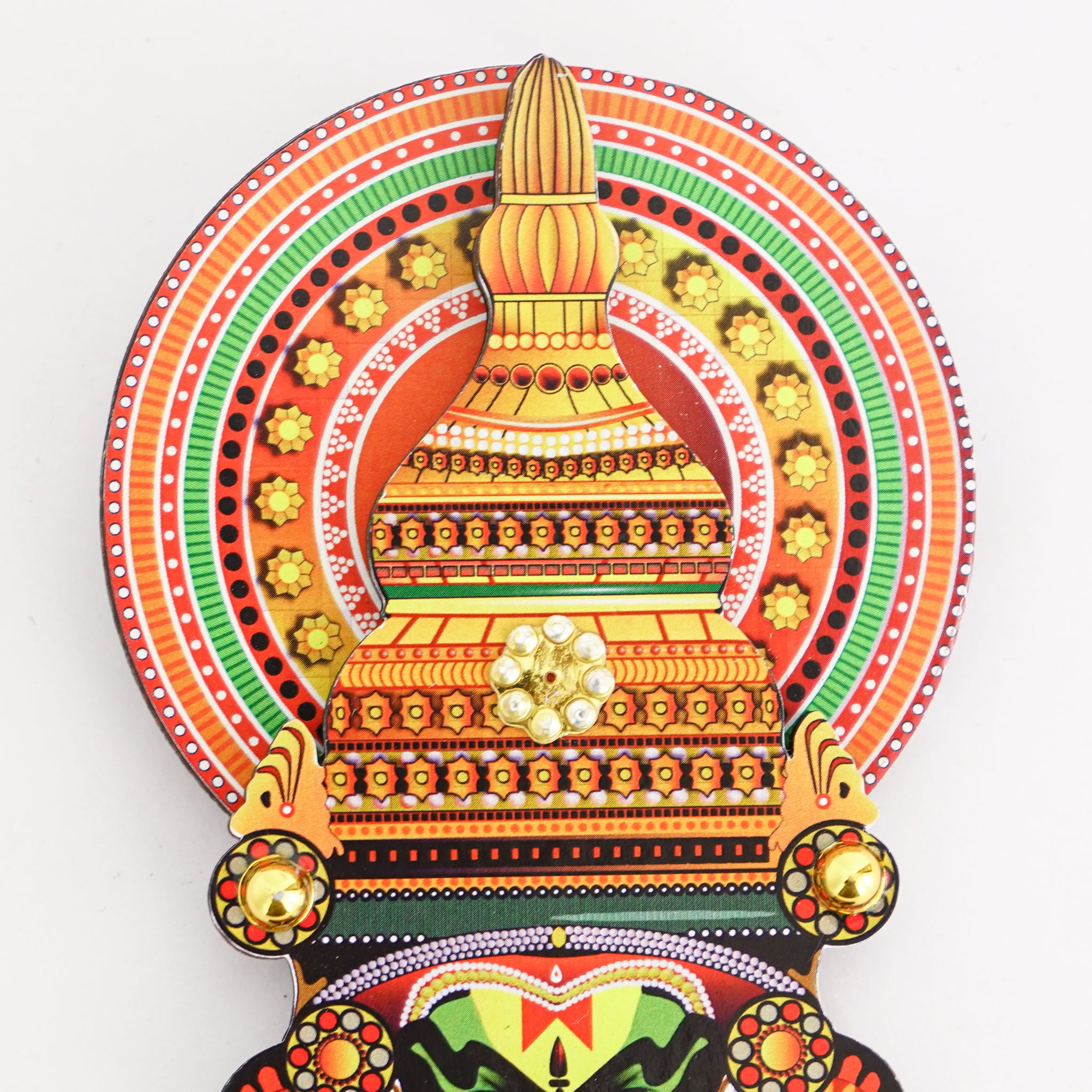 Kathakali Heritage Fridge Magnet – A Slice of Kerala’s Cultural Splendor