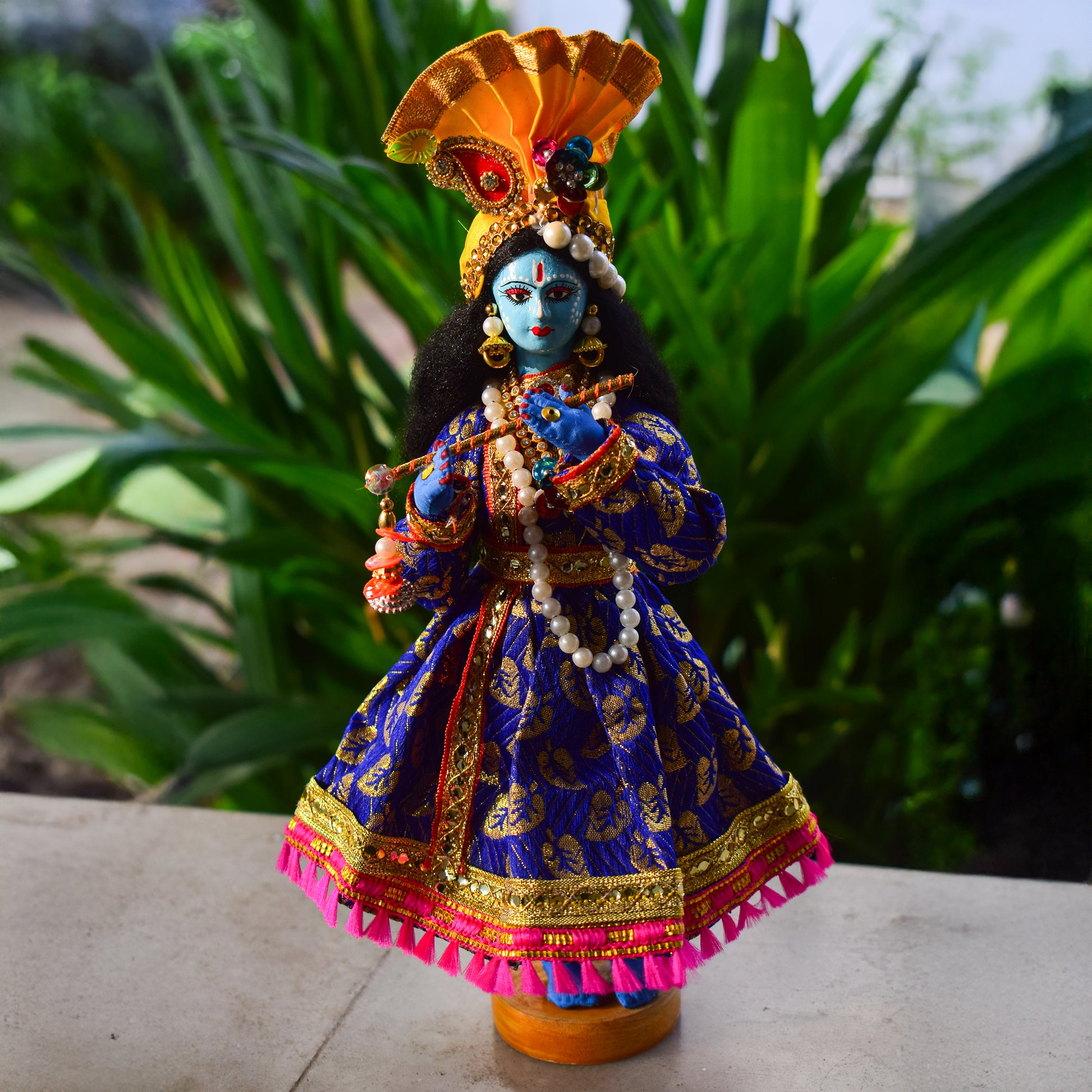 Handmade Fabric Doll Flute