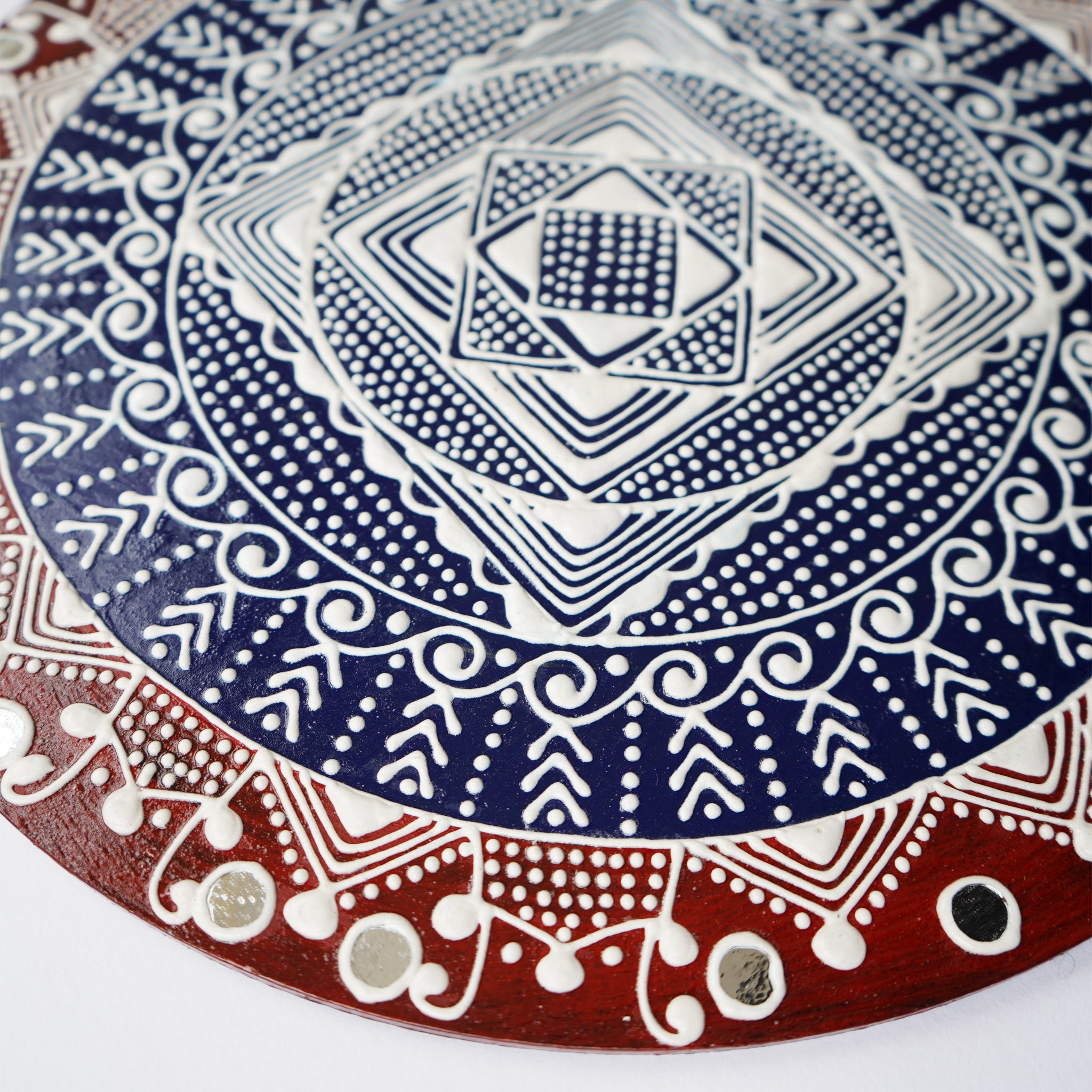 Mandana Wall Art: Geometric Pattern priced at Rs. 1,950.00