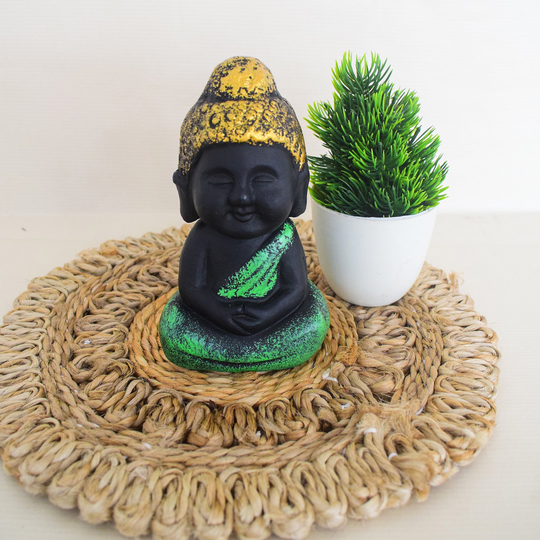 Handmade Little Buddha Figurine