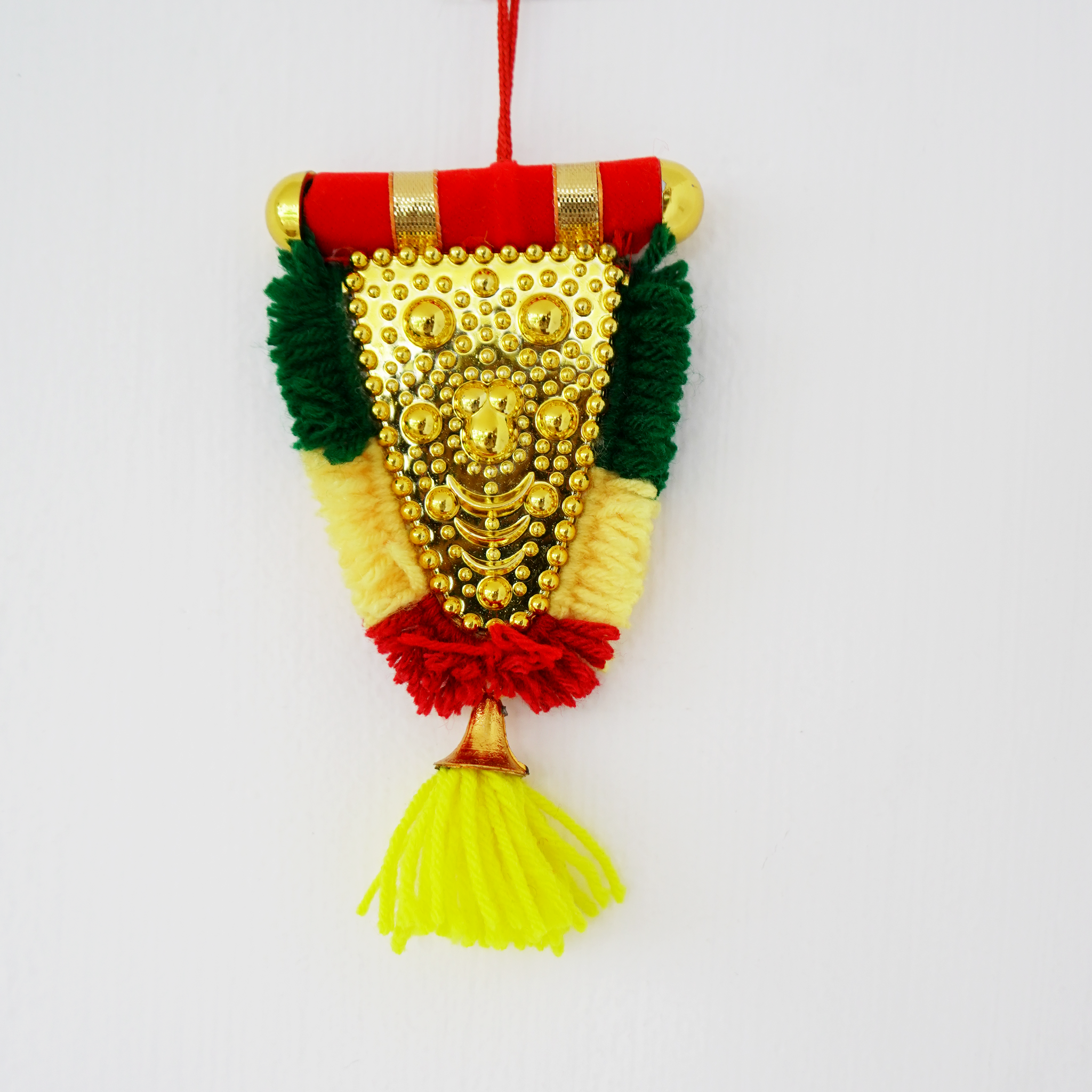 Onam Charm Mini Gift Set Palakka Necklace,Kathakali Boat Showpiece& Elephant Nettipattam
