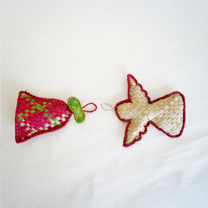 Eco-Friendly Christmas Tree Decoration Combo(Pack of 2) |Handmade Screw Pine