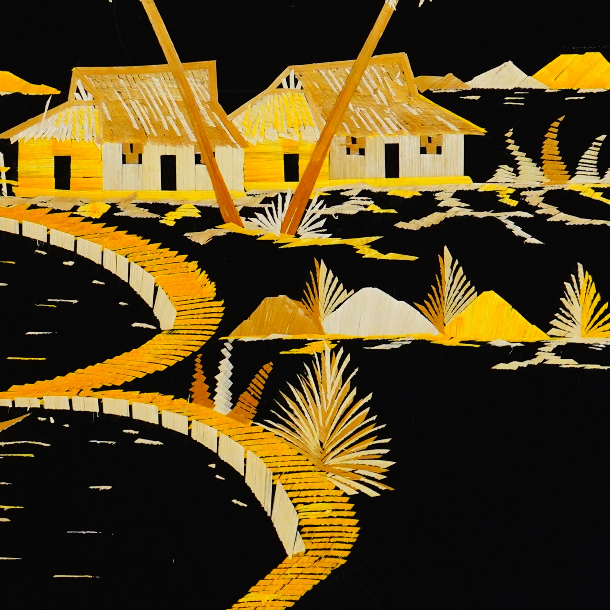 Eco - Friendly Traditional Kerala Straw Art - Village Vistas - Culturati