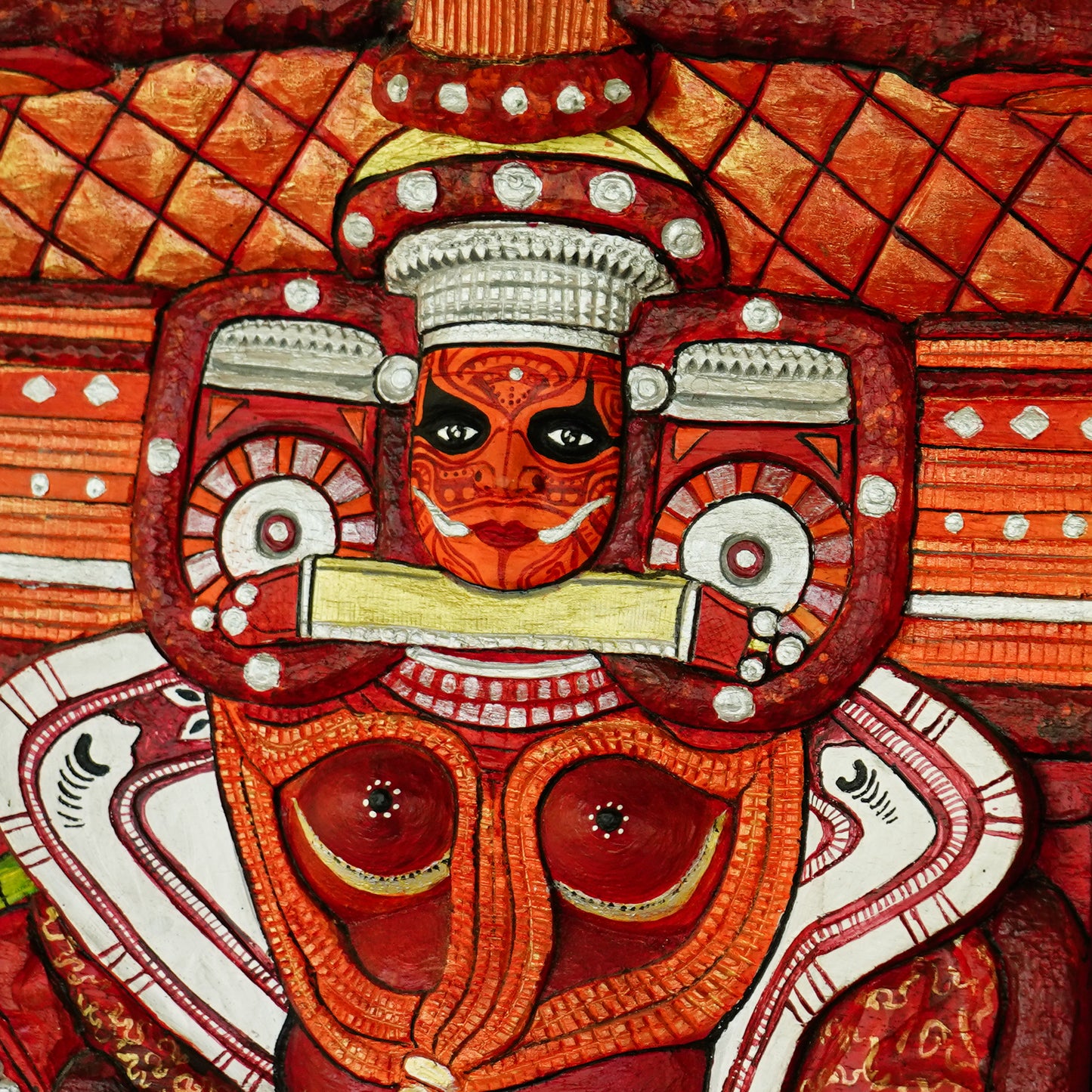 Handcrafted Cheralath Bhagavathi Theyyam-Made to Order