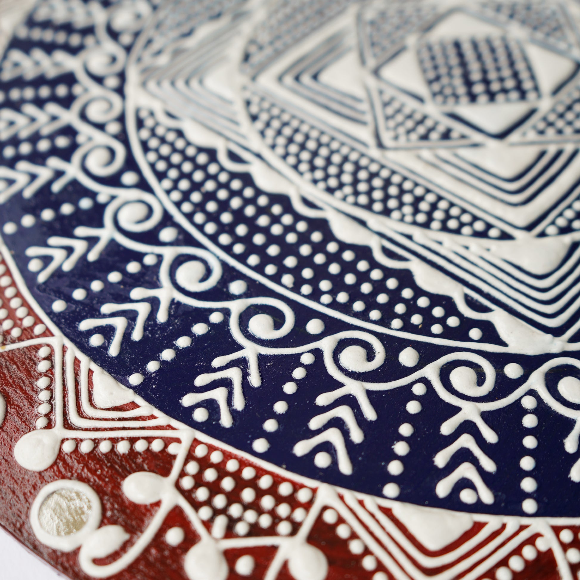 Mandana Wall Art: Geometric Pattern priced at Rs. 1,950.00