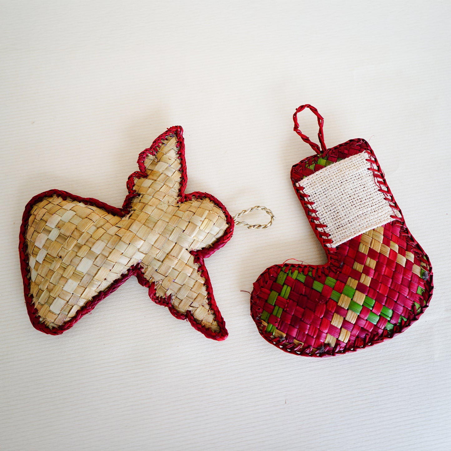 Eco-Friendly Christmas Tree Decoration Combo(Pack of 2) |Handmade Screw Pine