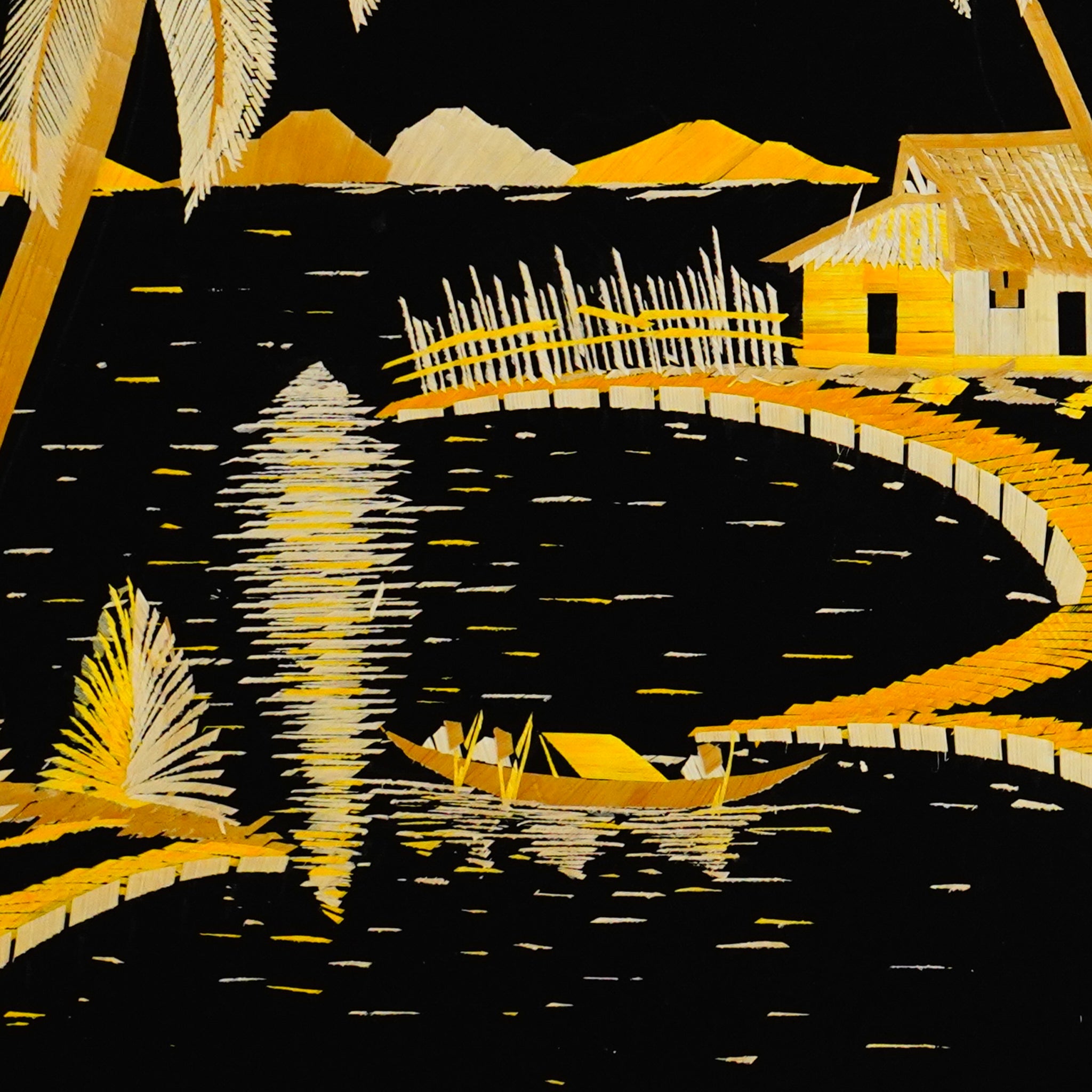 Eco - Friendly Traditional Kerala Straw Art - Village Vistas - Culturati