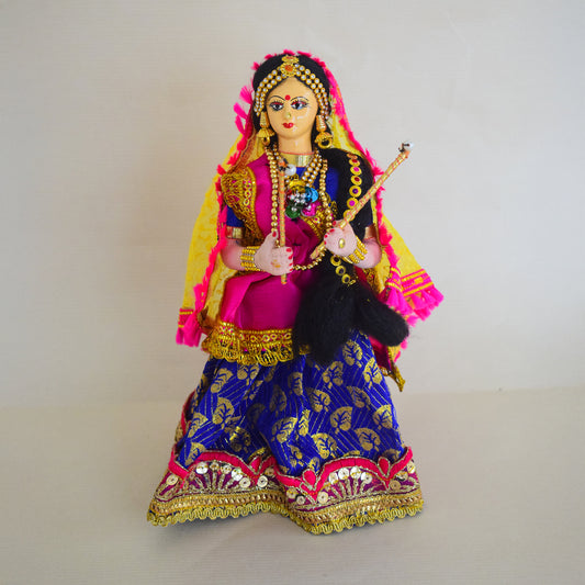 Handmade Fabric Doll Dandiya Diva