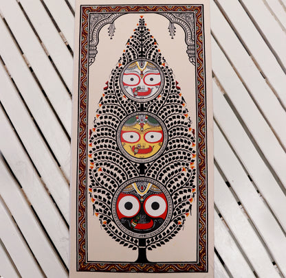 Handpainted Pattachitra - Tree of Life: Eternal Essence 