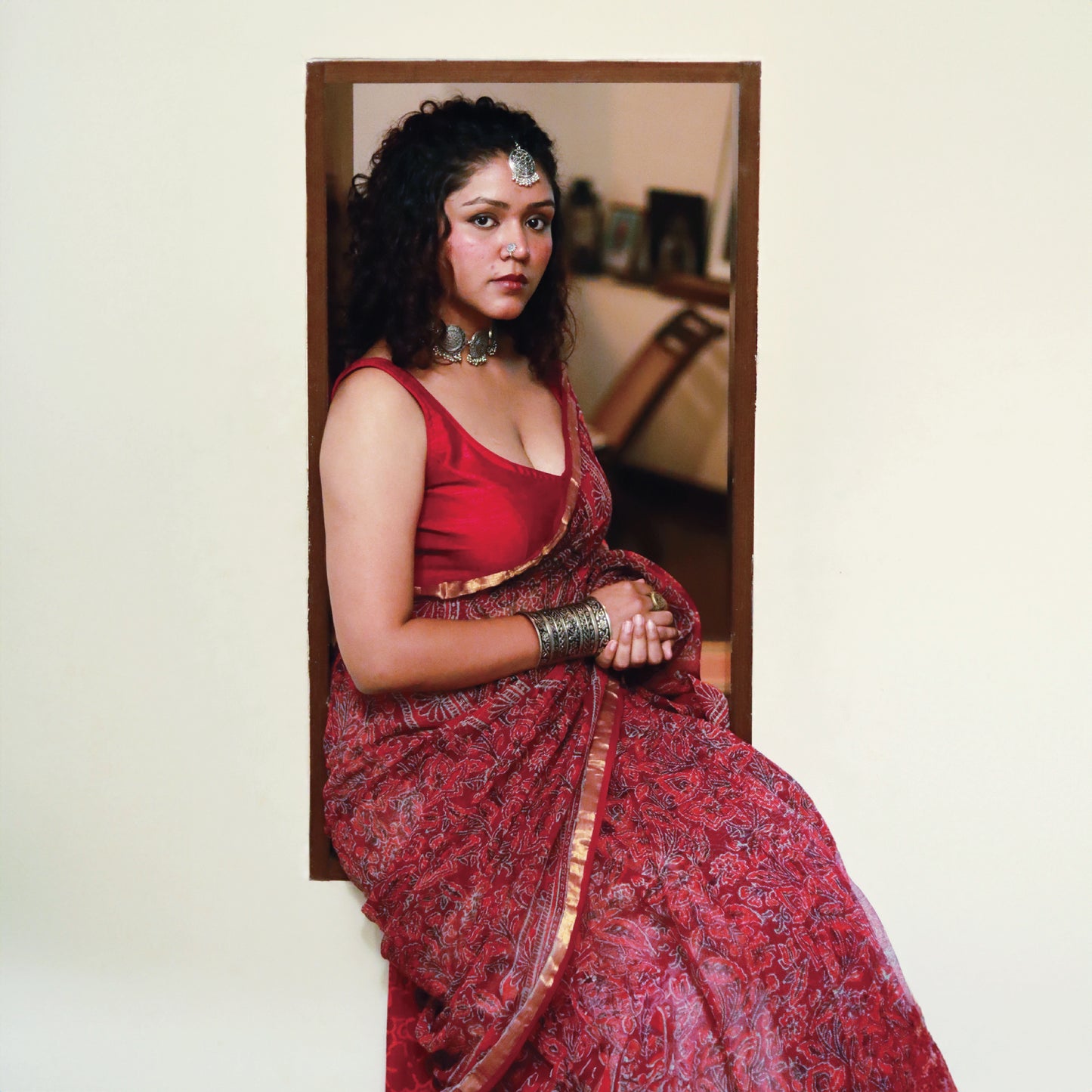 Kotadoria Cotton Saree - Wine Red