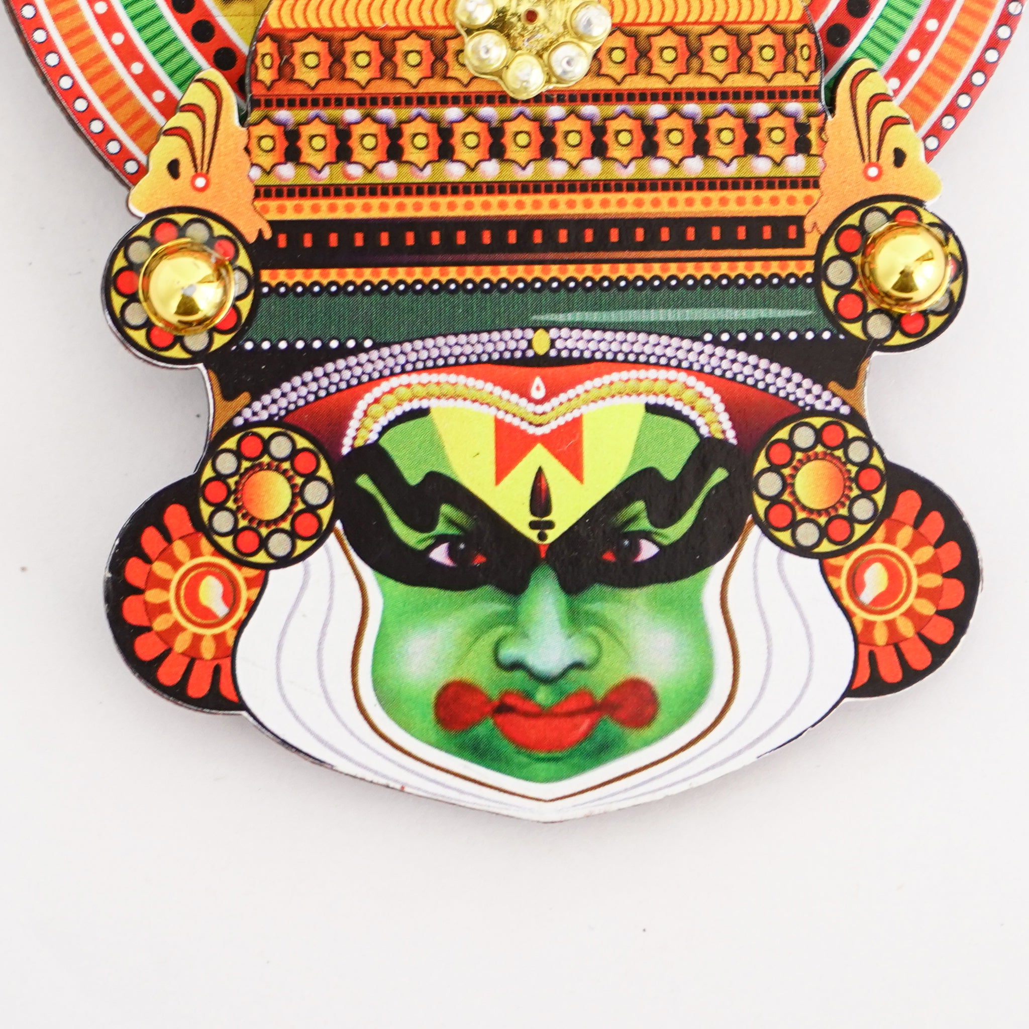 Kathakali Heritage Fridge Magnet – A Slice of Kerala’s Cultural Splendor