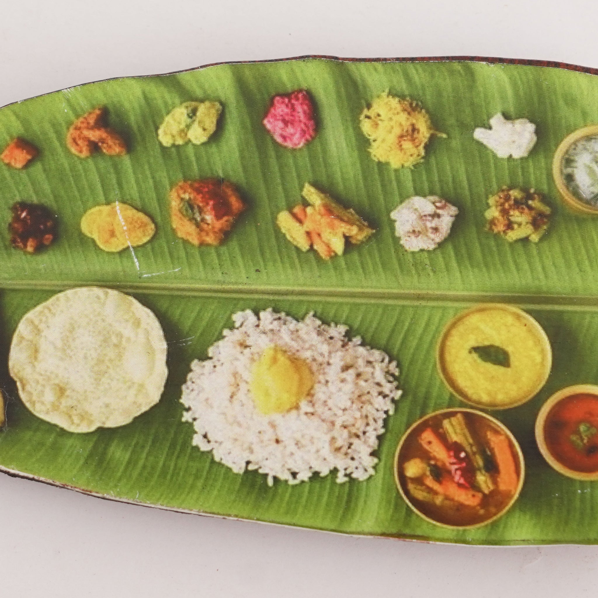 Onam Sadhya Fridge Magnet – Miniature Kerala Feast Banana Leaf  Kitchen & Home Decor Gift