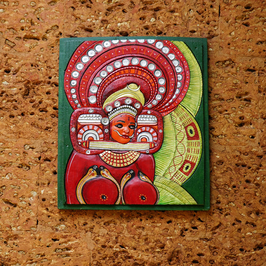 Handcrafted Putiya Bhagavathi Theyyam - Made to Order