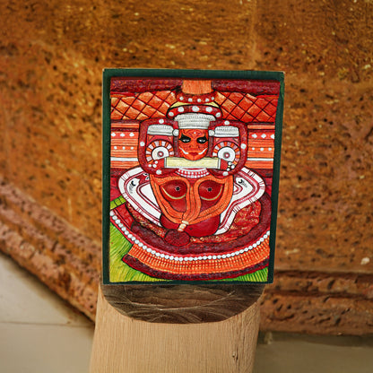 Handcrafted Cheralath Bhagavathi Theyyam-Made to Order