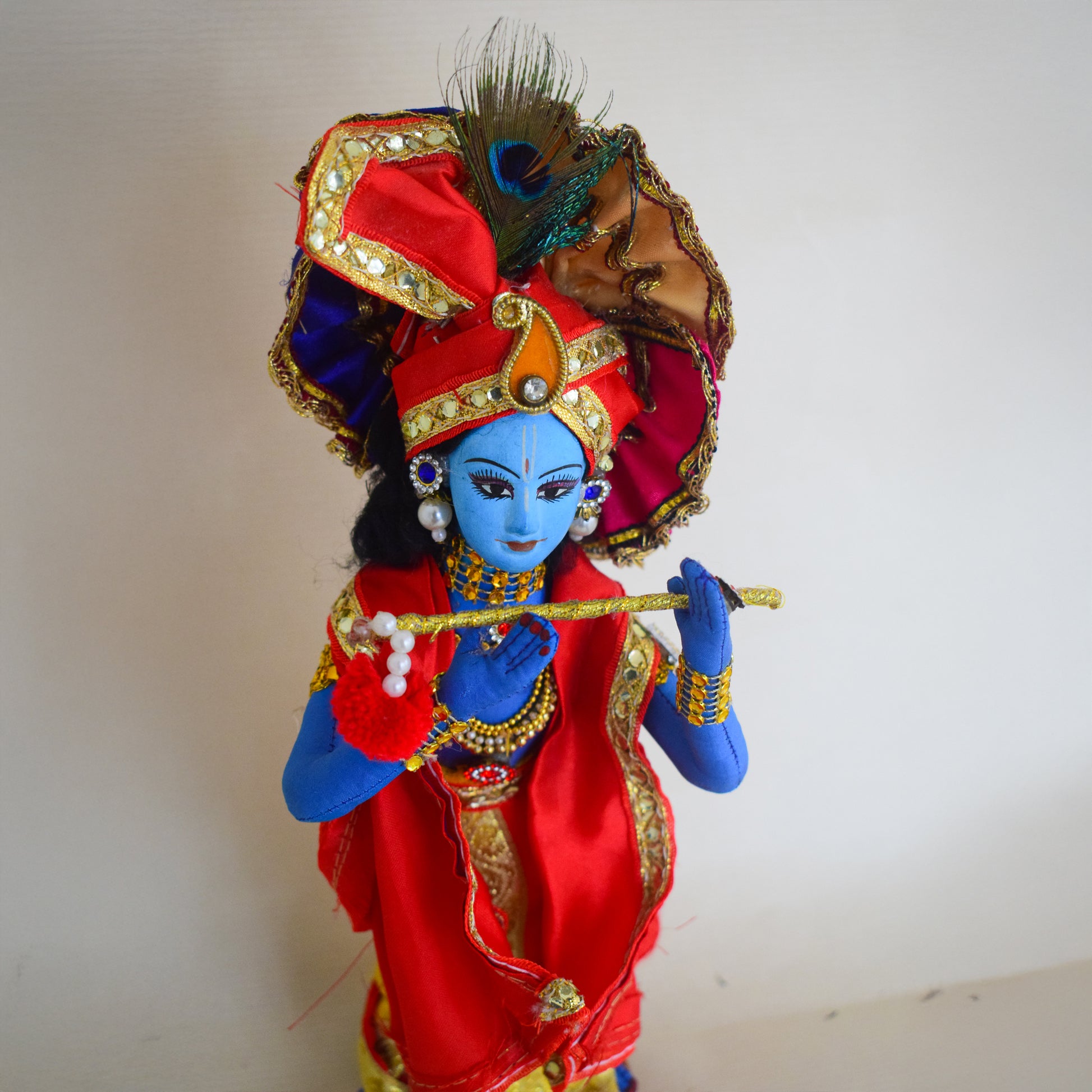 Handmade Fabric Doll Krishna