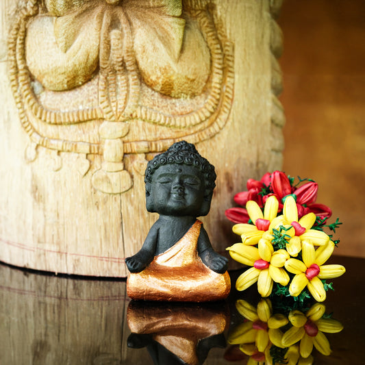 Bring Peace to Your Space with Little Buddha Decor Terracotta Finish