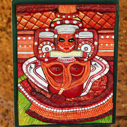 Handcrafted Cheralath Bhagavathi Theyyam-Made to Order