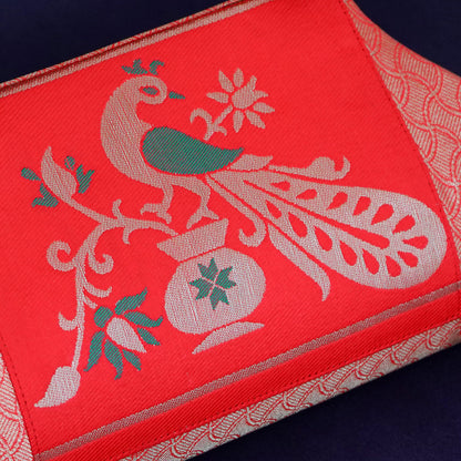 Paithani Peacock Elegance Clutch