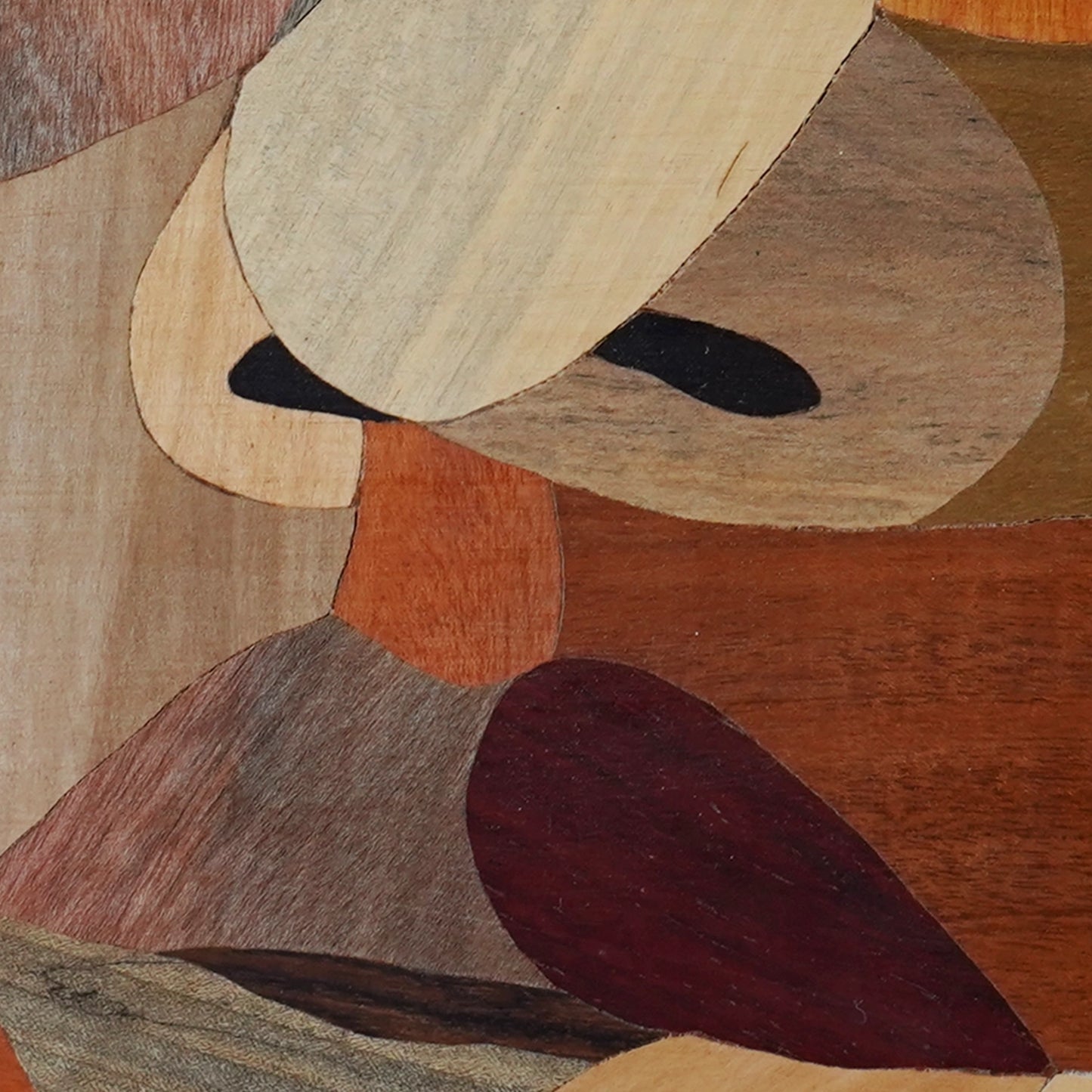 Abstract Couple Face Wooden Inlay Art – Culturati