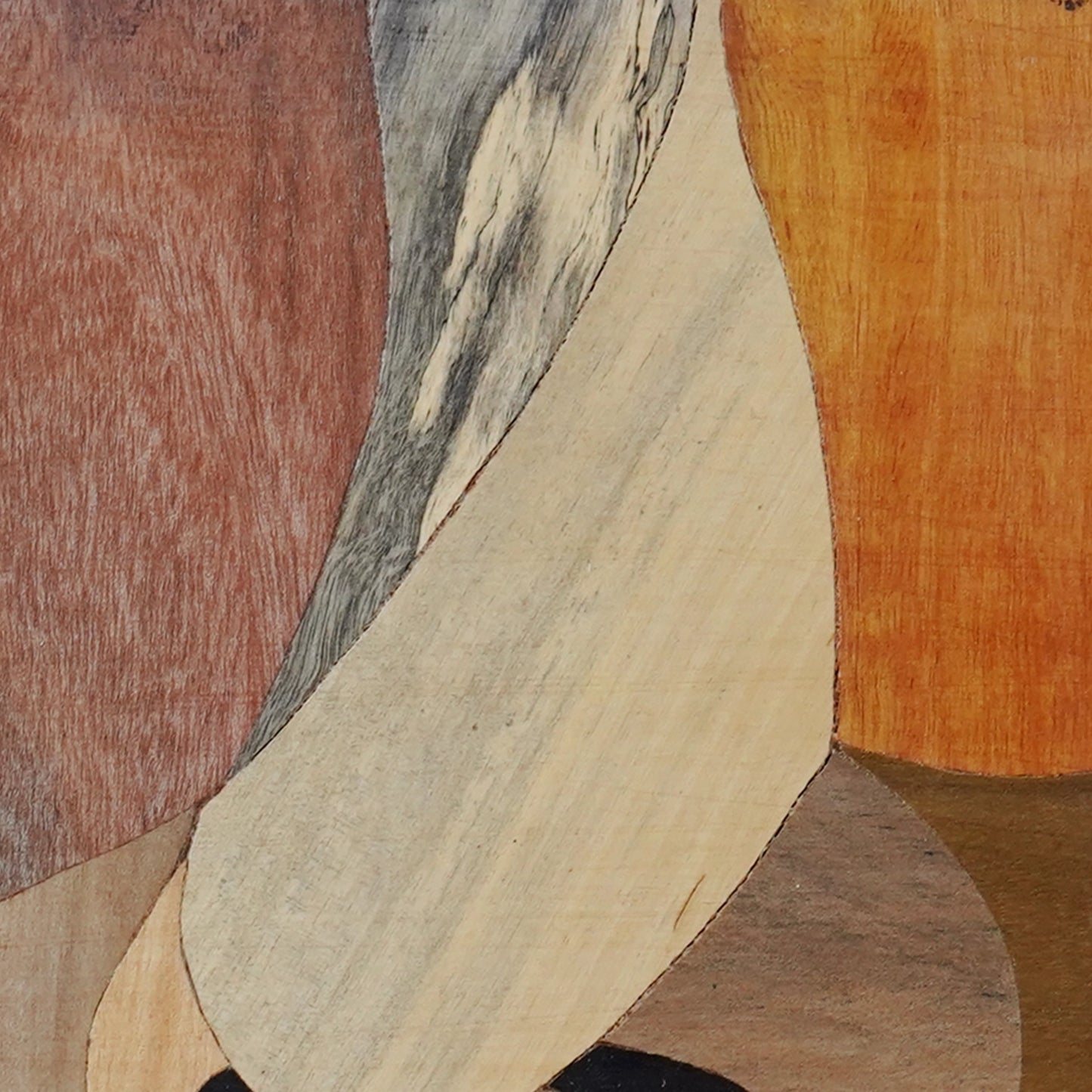 Abstract Couple Face Wooden Inlay Art – Culturati